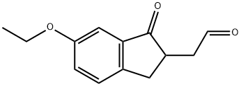1H-Indene-2-acetaldehyde,6-ethoxy-2,3-dihydro-1-oxo-(9CI),170495-71-3,结构式