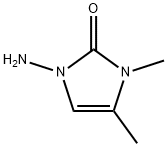 2H-Imidazol-2-one,1-amino-1,3-dihydro-3,4-dimethyl-(9CI) 化学構造式