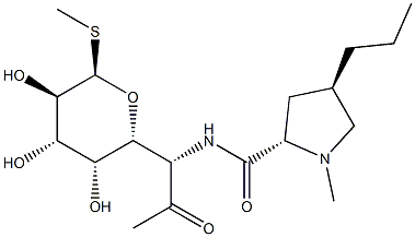 Methyl 6,8-dideoxy-6-[[[(2S,4R)-1-methyl-4β-propyl-2α-pyrrolidinyl]carbonyl]amino]-1-thio-α-D-glycero-D-galacto-octopyranoside-7-ulose|