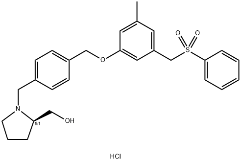 PF-543 化学構造式