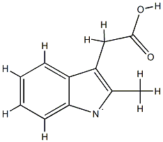 1H-Indol-1-yl,3-(carboxymethyl)-2-methyl-(9CI),170660-56-7,结构式