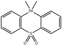 10H-Phenothiastannin,10,10-dimethyl-5,5-dioxide 化学構造式