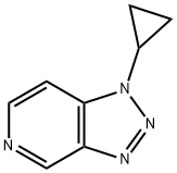 1-cyclopropyl-1H-[1,2,3]triazolo[4,5-c]pyridine, 1707392-97-9, 结构式