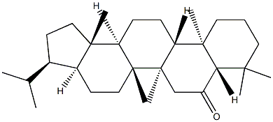 A'-ネオ-5α-ガンマセラン-6-オン 化学構造式
