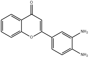 4H-1-Benzopyran-4-one,2-(3,4-diaminophenyl)-(9CI) Structure