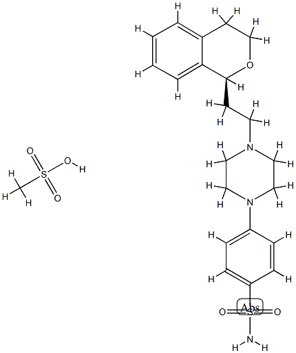 sonepiprazole Mesylate Structure