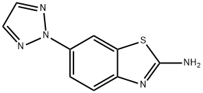 2-Benzothiazolamine,6-(2H-1,2,3-triazol-2-yl)-(9CI),170862-72-3,结构式