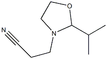 3-Oxazolidinepropanenitrile,2-(1-methylethyl)-(9CI) Structure