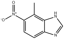 1H-Benzimidazole,4-methyl-5-nitro-(9CI) Structure