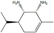3-Cyclohexene-1,2-diamine,3-methyl-6-(1-methylethyl)-,[1S-(1alpha,2alpha,6bta)]-(9CI) Structure