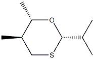 1,3-Oxathiane,5,6-dimethyl-2-(1-methylethyl)-,(2alpha,5bta,6alpha)-(9CI),171038-85-0,结构式