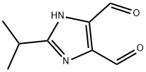 1H-Imidazole-4,5-dicarboxaldehyde,2-(1-methylethyl)-(9CI),171102-97-9,结构式