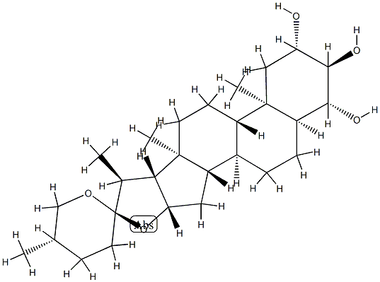 (25S)-5β-Spirostane-2β,3α,4β-triol|