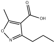 4-Isoxazolecarboxylicacid,5-methyl-3-propyl-(8CI) Struktur