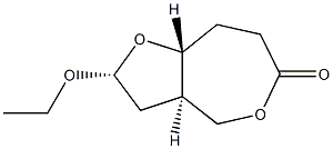 Furo[3,2-c]oxepin-6(4H)-one,2-ethoxyhexahydro-,(2alpha,3aalpha,8abta)-(9CI)|
