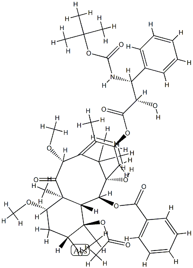 (2'S, 3'R)-Cabazitaxel Structure