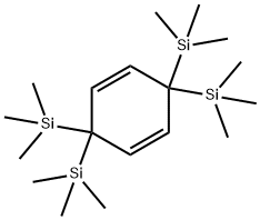 Silane,2,5-cyclohexadiene-1,4-diyltetrakis[trimethyl- Structure