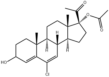 3-Hydroxy ChlorMadinone Acetate Struktur
