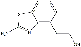 4-Benzothiazoleethanol,2-amino-(9CI) Struktur