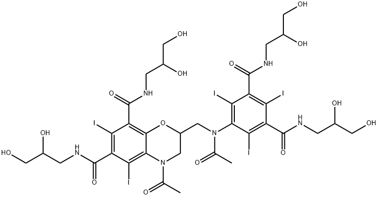 N-Acetyl Cyclized Iodixanol Struktur