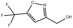 (5-(三氟甲基)异噁唑-3-基)甲醇 结构式