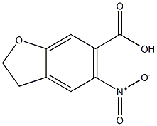 6-Benzofurancarboxylicacid,2,3-dihydro-5-nitro-(9CI) 结构式