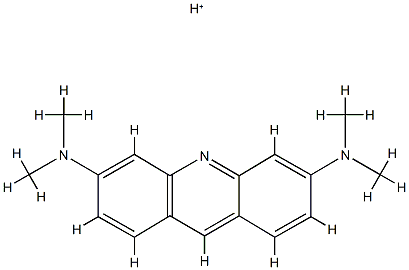 AcridineOrangeForMicroscopicalStaining 结构式