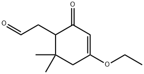 3-Cyclohexene-1-acetaldehyde,4-ethoxy-6,6-dimethyl-2-oxo-(9CI) Structure