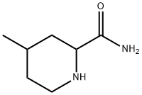 4-甲基哌啶-2-甲酰胺 结构式