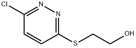 2-((6-氯哒嗪-3-基)硫代)乙烷-1-醇, 17285-06-2, 结构式