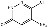 5-氨基-6-氯-3-哒嗪酮, 17285-22-2, 结构式