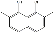 1,8-Naphthalenediol,2,7-dimethyl-(9CI) Struktur