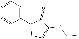 2-Cyclopenten-1-one,2-ethoxy-5-phenyl-(9CI) Struktur
