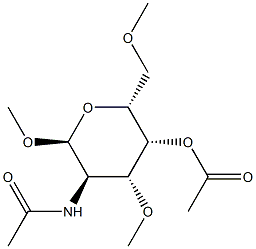 17296-11-6 Methyl 4-O-acetyl-2-(acetylamino)-3-O,6-O-dimethyl-2-deoxy-α-D-galactopyranoside