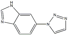 1H-Benzimidazole,5-(1H-1,2,3-triazol-1-yl)-(9CI) 结构式