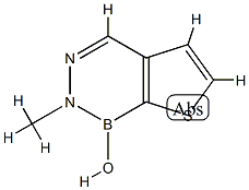 2-Methyl-1,2-dihydrothieno[2,3-d][1,2,3]diazaborin-1-ol Structure