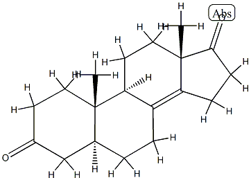 5α-Androst-8(14)-ene-3,17-dione Structure