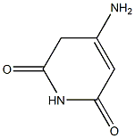4-アミノ-2,6(1H,3H)-ピリジンジオン 化学構造式
