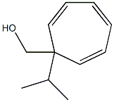 2,4,6-Cycloheptatriene-1-methanol,1-(1-methylethyl)-(9CI) 结构式