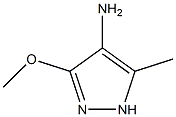1H-Pyrazol-4-amine,3-methoxy-5-methyl-(9CI) Struktur