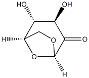 D-xylo-Hexopyranosulose, 1,6-anhydro-, beta- (8CI) 结构式