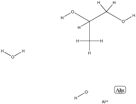 倍半氯化羟铝 PG 配位化合物, 173763-16-1, 结构式