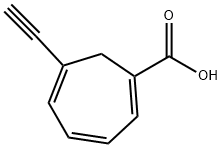 1,3,5-Cycloheptatriene-1-carboxylicacid,6-ethynyl-(9CI) Struktur