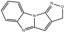 3H-Isoxazolo[4,3:4,5]pyrrolo[1,2-a]benzimidazole(9CI) Struktur