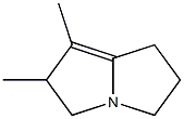 1H-Pyrrolizine,2,3,5,6-tetrahydro-6,7-dimethyl-(9CI) Structure