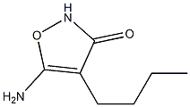 4-Isoxazolin-3-one,5-amino-4-butyl-(8CI) Structure