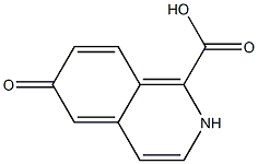 1-Isoquinolinecarboxylicacid,6-hydroxy-(9CI) 结构式