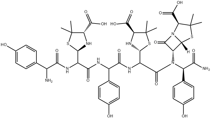 AMoxicillin TriMer, 174391-69-6, 结构式