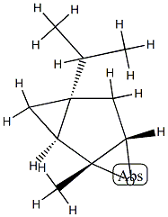 3-Oxatricyclo[4.1.0.02,4]heptane,2-methyl-6-(1-methylethyl)-,[1S-(1alpha,2bta,4bta,6alpha)]-(9CI) 结构式