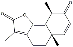 (5aS)-5,5a-Dihydro-3,5aα,9α-trimethylnaphtho[1,2-b]furan-2,8(4H,9H)-dione|